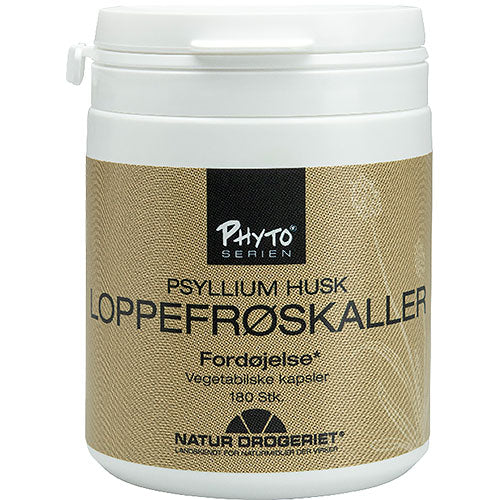 Natur-drogeriet Psyllium Husk Loppefrøskaller Kapsler
