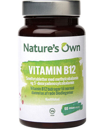 Natures Own Vitamin B12 Vegan Smeltetablet