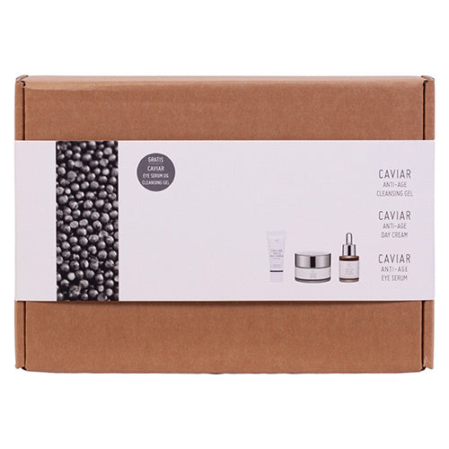 Naturfarm Gaveæske Caviar Cleansing Gel Day Creme Eye Serum