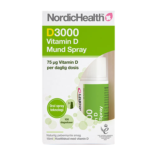 Nordichealth D3000 Vitamin Mund Spray