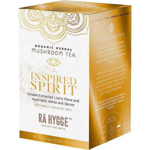 Rå Hygge Inspired Spirit Lion 39 Mane Herbal Tea økologisk