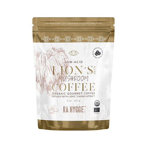 Rå Hygge Kaffe   Lion 39   Mane Svampeekstrakt -hele Bønner  økologisk