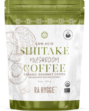 Rå Hygge Kaffe    Shiitake Svampeektrakt Filtermalet  økologisk