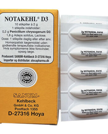 Sanum Notakehl Stikpiller D3