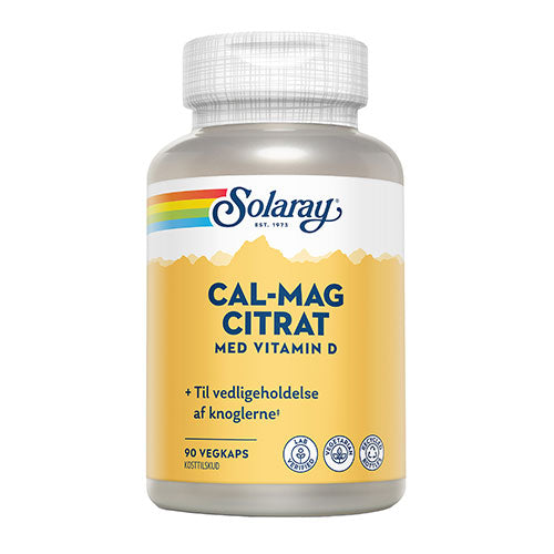 Solaray Cal-mag Citrat Med Vitamin