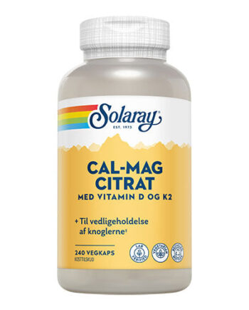 Solaray Cal-mag Citrat Med Vitamin   Og K2