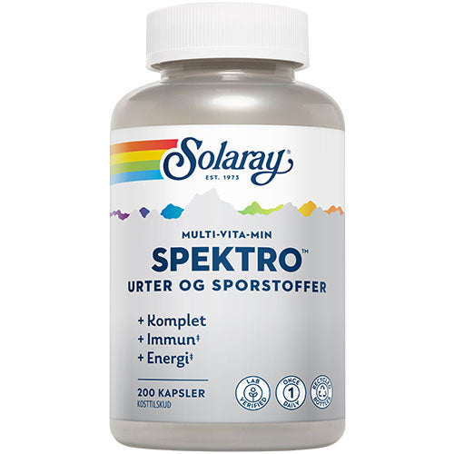 Solaray Spektro Multi-vita-min Med Urter Og Sporstoffer