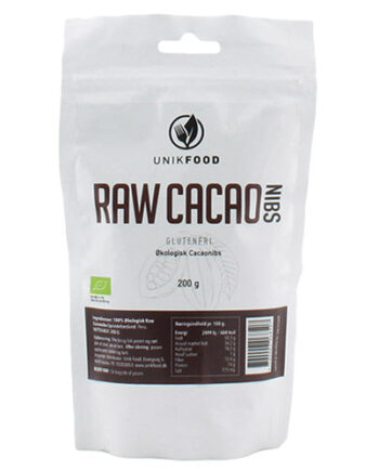 Unikfood Cacao Nibs Grofthakkede  økologisk