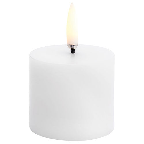 Uyuni Lighting Led Bloklys Nordic White Smooth 5x4 Cm