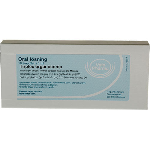 Vala Pharma Triplex Organocomp