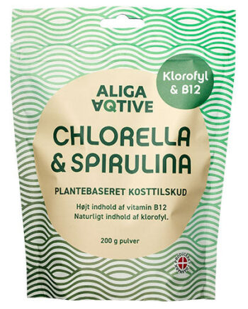 - Veganskaliga Aqtive Chlorella   Spirulina Pulver