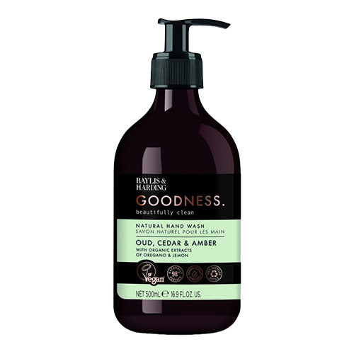 - Veganskbaylis Harding Goodness Hand Wash Oud Cedar Amber