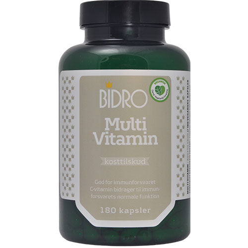- Veganskbidro Multivitamin 180 Kapsler