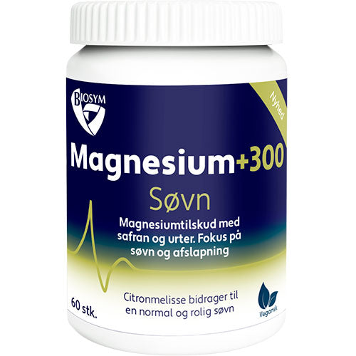 - Veganskbiosym Magnesium 300 Søvn