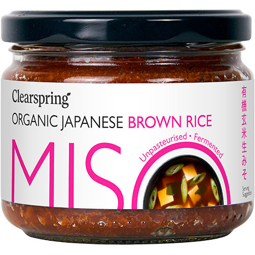 - Veganskclearspring Miso Brown Rice Glas