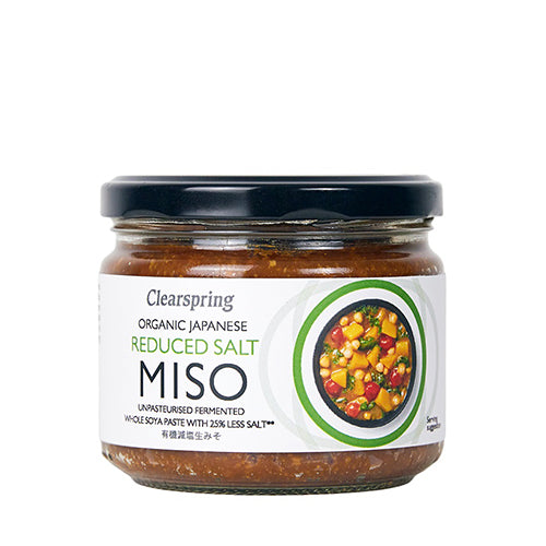 - Veganskclearspring Miso Brown Rice Reduceret Salt Upasteuriseret