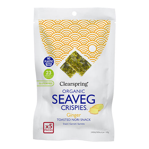 - Veganskclearspring Tang Chips Ingefær Multi økologisk