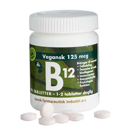 - Veganskgrønne Dfi Vitaminer B12 125 Mcg