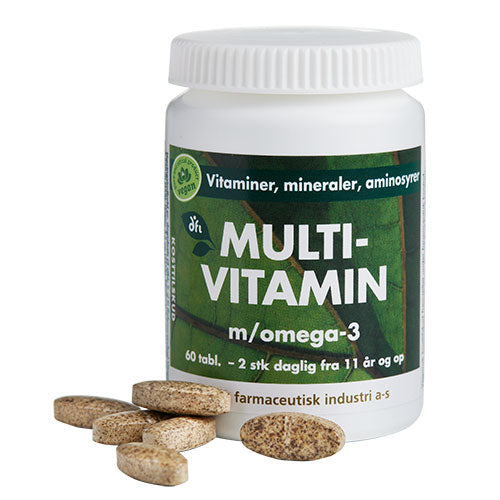 - Veganskgrønne Dfi Vitaminer Multivitamin Med Omega