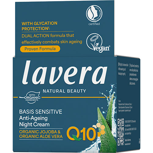 - Vegansklavera Night Cream Q10 Basis Sensitiv