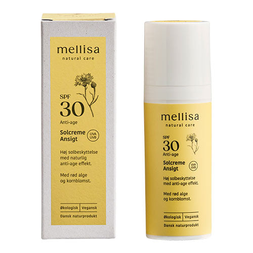 - Veganskmellisa Solcreme Ansigt Spf 30