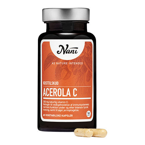 - Vegansknani Acerola  -vitamin  45 Kaps