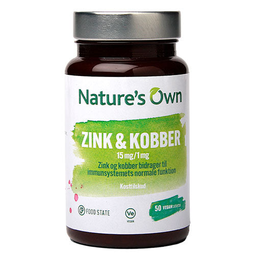 - Vegansknatures Own Zink Og Kobber Food State
