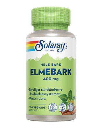 - Vegansksolaray Elmebark 400 Mg