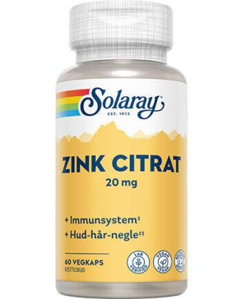 - Vegansksolaray Zink Citrat 20 Mg