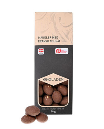 økoladen Mandler    Fransk Nougat  økologisk