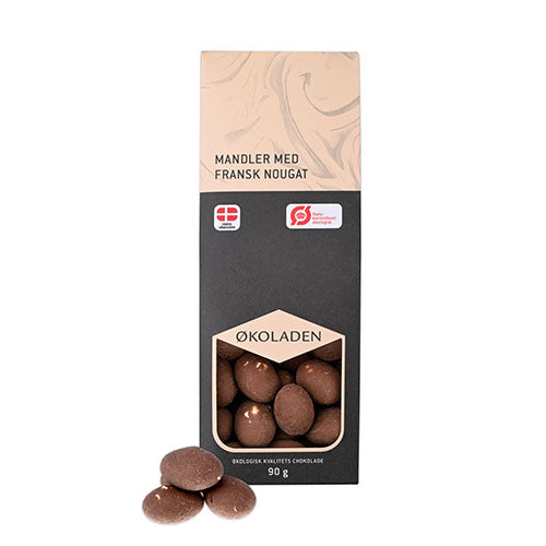 økoladen Mandler Fransk Nougat økologisk