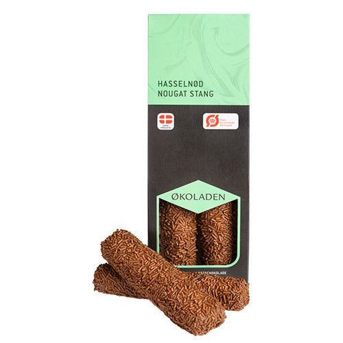 økoladen Nougat Stang Hasselnød økologisk