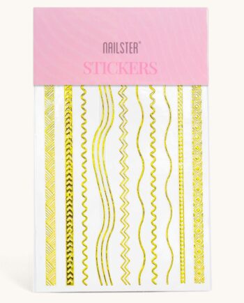 Golden Shapes Stickers
