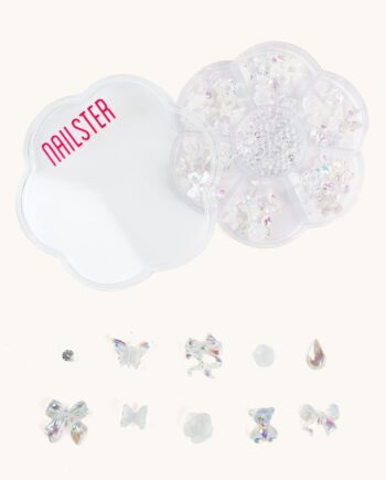 Nail Charms Champagne Bows