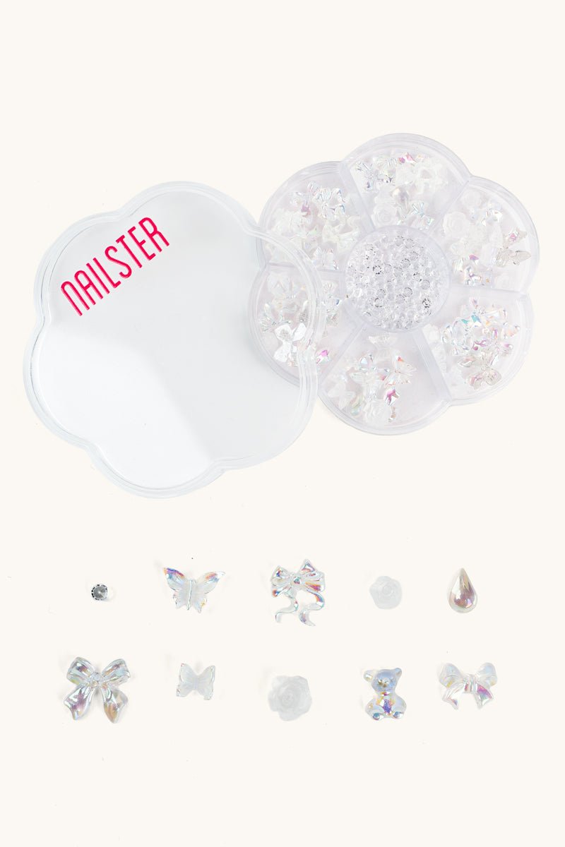 Nail Charms Champagne Bows