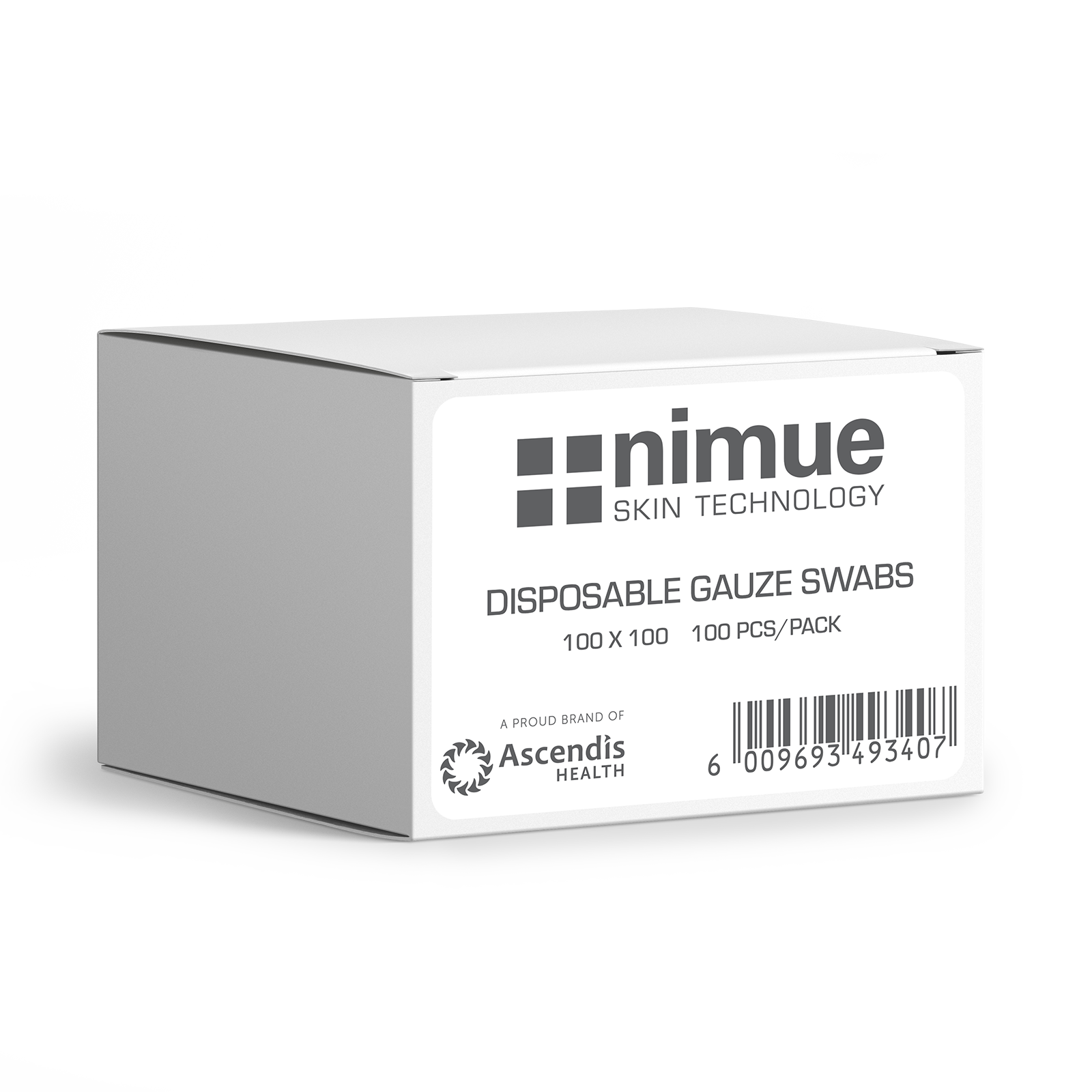 Nimue Gauze Swabs 100mm 100mm 100 Stk