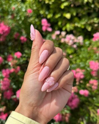 Pink Bow Look