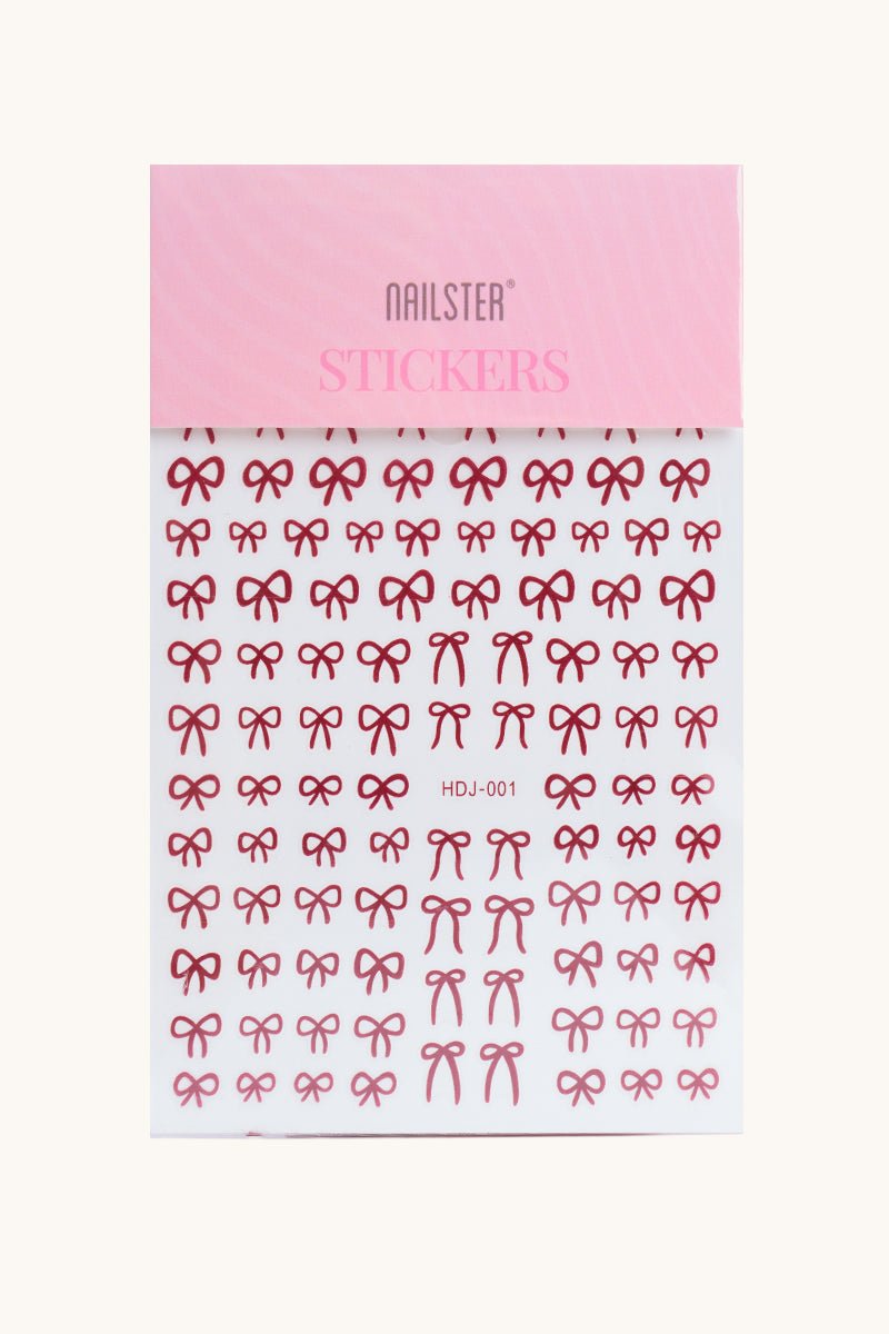Scarlet Bow Stickers