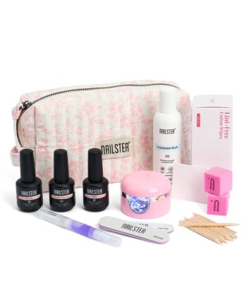 Travel Kit Pink Flower Pink
