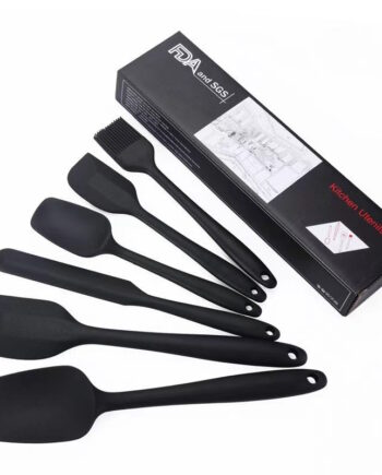 Dele Sort Silikone Dejskraber Spartel Sæt