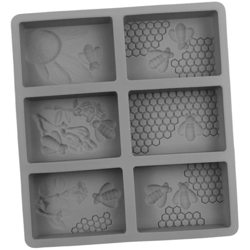 Sæbeform Rektangel Med Bi Motiver