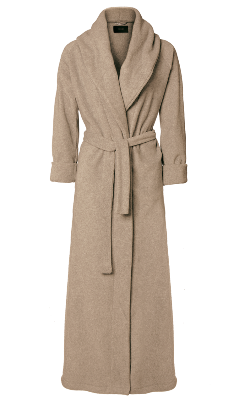 Karmameju Fleece Badekåbe Him Her Beige