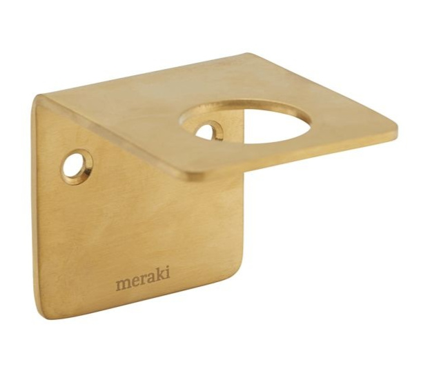 Meraki Supply Vægophæng Børstet Messing