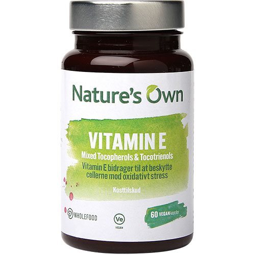 Natures Own Vitamin Mixed Tocopherols Tocotrieno 60kap