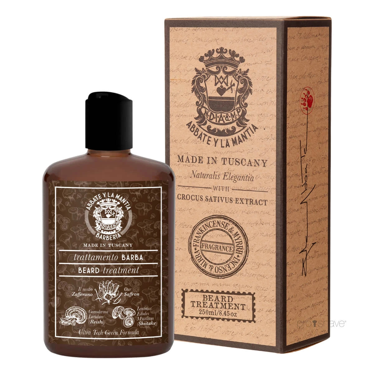 Abbate La Mantia Shampoo Til Skæg Hår Antibakteriel 250 Ml