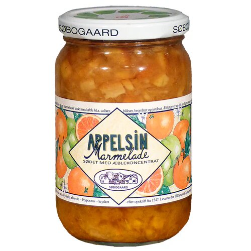 Appelsinmarmelade Sødet øko  400 Gram
