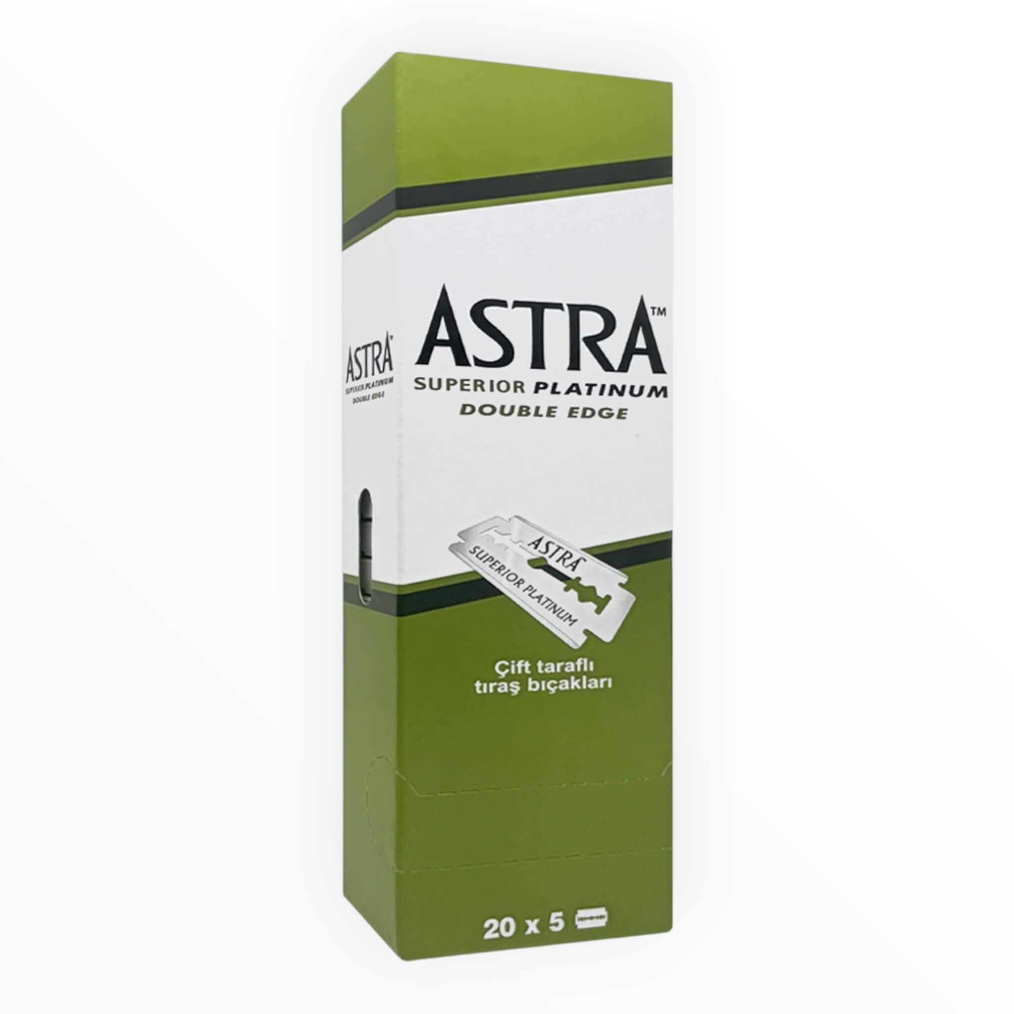 Astra Superior Platinum De-barberblade Stang 20x5 Stk 100 Stk