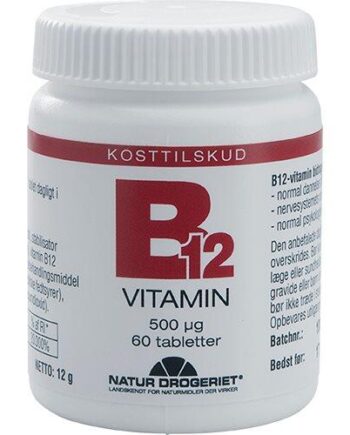 B12 Gold Vitamin 500 Ug 60 Tabletter