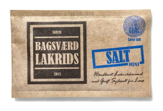 Bagsværd Lakrids Hel Plade Lakrids Quot Salt Mini Quot 40g