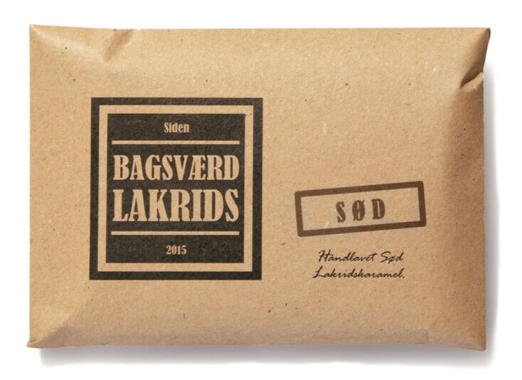 Bagsværd Lakrids Hel Plade Lakrids Quot Sød Quot 160g